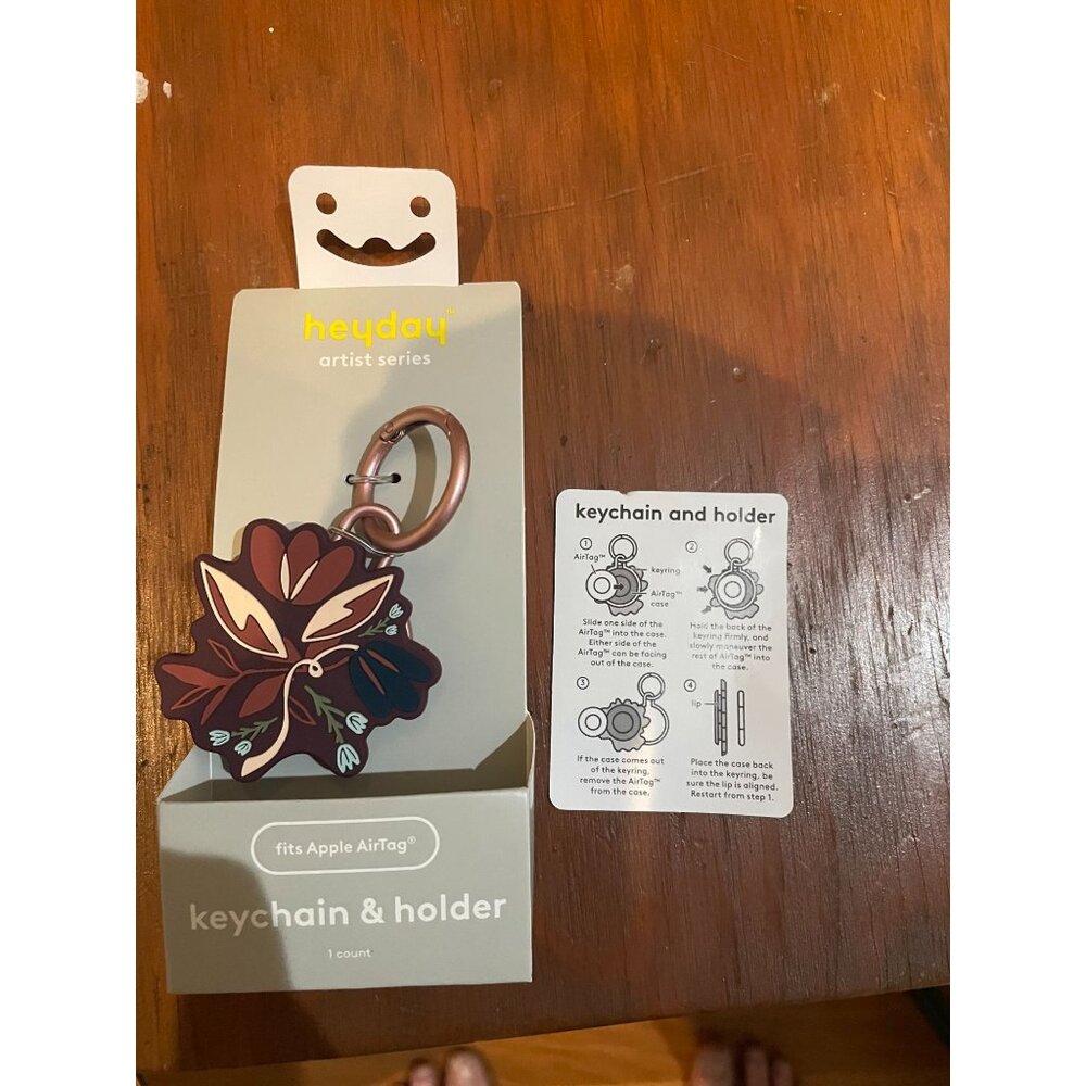 Heyday Artist Series Keychain and AirTag Holder